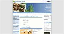 Desktop Screenshot of cocinademama.com